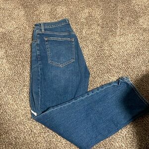 Abercrombie ankle straight curve love Jean